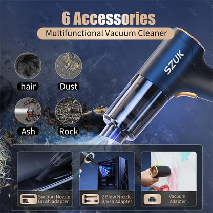 SZUK Car Vacuum Cleaner Mini Powerful Cleaning Machine